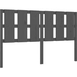  Uzglavlje za krevet sivo 155 5 x 4 x 100 cm od masivne borovine | shoptok.hr