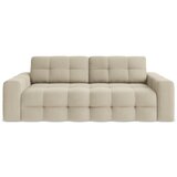 Makamii Svjetlo smeđa sklopiva sofa od bouclé tkanine 255 cm Milu – | shoptok.hr