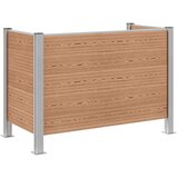  Ograja za koš za smeti Rjava 161 x 85 x 115 cm Aluminij in WPC, (5000241926) | Shoptok.si