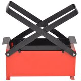  Preša za izradu briketa od papira 34x14x14 cm čelik crno-crvena | shoptok.hr