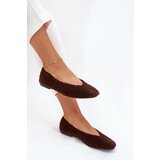Boto Ladies Ballet Flats With Sheepskin Chocolate Zimira | Shoptok.si