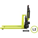 Pramac Škarjasti ročni viličar HX AGILE EVO PLUS, električna izvedba, nosilnost 800 kg, dolžina vilic 1150 mm | Shoptok.si