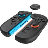 NINTENDO SWITCH 2 silikonski zaščitni prevleki črne barve za Joy-Con kontrolerja iPega u