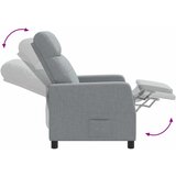  Fotelja s nagibom Svjetlosiva Tkanina | shoptok.hr