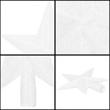  Božićni ukras zvijezda 20 cm bijela | shoptok.hr