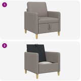 SOFA s pohranom Sivosmeđa 72 x 78 x 87 cm Poliester | Eponuda.ba