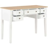  280069 Writing Desk White 109,5x45x77,5 cm Wood | shoptok.hr