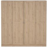 Tvilum Garderobna omara v hrastovem dekorju v naravni barvi 195,5x200 cm Billund – Cene
