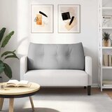  Jastuk za leđa Oblačnosiva 100 x 24 x 50 cm tkanina | shoptok.hr