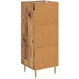 vidaXL Strani šal Star les 34 x 34.5 x 90 cm Konstruiran les | Shoptok.si