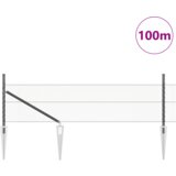 vidaXL Šesterokutna Ograda Siva 0.8x100 m Čelik | shoptok.hr