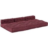  Modularni Poufi 4 kosi Bordo Tkanina, (22045926) | Shoptok.si