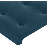  LED uzglavlje tamnoplavo 100x5x118/128 cm baršunasto | shoptok.hr
