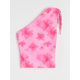 Sinsay Top na jedno rame s naborima | shoptok.hr