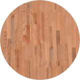 Stolna ploča Ø 70 x 2,5 cm okrugla od masivne bukovine | Shoptok.si