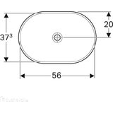 Geberit LAVABO VARIFORM UGRADNI ELIPSA 600X400 GEBERIT 500.730.01.2 | ePonuda.com