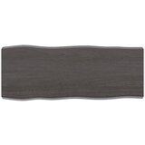 vidaXL Stolna ploča tamnosiva 100x40x6 cm obrađena masivna hrastovina Cijene