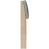  Tapecirani uzglavlje Svijetlo siva 90 cm Čvrsto borovo drvo | shoptok.hr