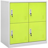  Ormarići s ključem 2 kom svjetlosivi/zeleni 90x45x92,5 cm čelik | shoptok.hr