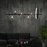  LED luster na sajli HYBRID LED/15W/230V + 7xG9/6W 4000K crna | Eponuda.com