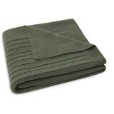 Jollein pletena odejica pure knit leaf green | Shoptok.si
