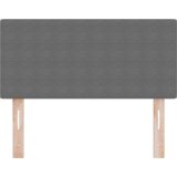 vidaXL LED uzglavlje jednostavnog dizajna svijetlosive boje, 90 cm, od čvrstog pamuka | shoptok.hr