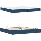  Okvir kreveta s madracem s madracem 2 pcs Plava tkanina | shoptok.hr