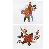 Butter Kings Tekstilni podmetač 2 kom s božićnim motivom 35x45 cm Christmas Star – Cijene