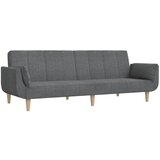 Maison Chic kavč - Sofa - Kanape dvosed z ležiščem in dvema blazinama svetlo sivo blago, (21727652) Cene