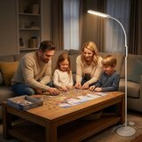  LED prigu&amp;scaron;iva stojeća lampa TEILO LED/10W/230V 3000/4000/6500K bela + daljinski upravljač Slike