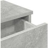 vidaXL Stenska polica s predali betonsko siv 60x28x15 cm inž. les | Shoptok.si