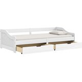  Dnevni ležaj s 2 ladice IRUN bijeli 90x200 cm masivna borovina | shoptok.hr