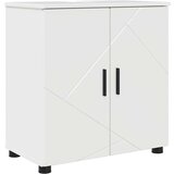 vidaXL Kopalniška omarica Bela z visokim sijajem 61 x 35 x 64 cm | Shoptok.si