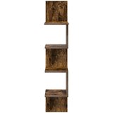  Polica na zidu Zidna montaža Smeđa 32 x 21 x 107 cm | Eponuda.com