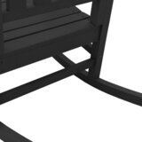vidaXL vrtna ljuljačka Crna 70x92x108 cm HDPE | shoptok.hr