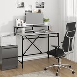  Radni stol boja hrasta 100x50x90 cm konstruirano drvo i željezo | shoptok.hr