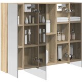  Kupaonski ormar s ogledalom Sonoma hrast 80 x 14.5 x 70 cm | shoptok.hr