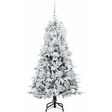  Umjetno božićno drvce s nogom s stalakom Bijelo 150 cm PE i PVC | shoptok.hr