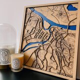 EPICPRODUCTION 3D mapa grada "beograd" (braon, novo) | ePonuda.com