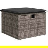  6-dijelni set vrtnih sofa od poliratana s jastucima sivi | shoptok.hr