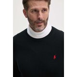 Polo Ralph Lauren Puloverji PULL COL ROND EN COTON EPAIS Črna | Shoptok.si