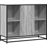  Komoda Siva Sonoma 92x35x76 cm Konstruirano drvo | shoptok.hr