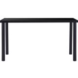 Maison Chic Jedilna miza - Kuhinjska miza - Jedilni stol črna 140x70x75 cm kaljeno steklo, (21715052) | Shoptok.si