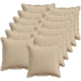  Presvlaka za jastuk 12 kom. HOUTEN Sivosmeđa 45 x 45 cm Kord | shoptok.hr