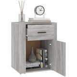  Noćni ormarić siva boja hrasta 50x36x60 cm konstruirano drvo | shoptok.hr