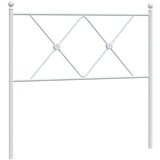  Kovinsko vzglavje belo 90 cm | Shoptok.si