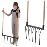ročni frezer za zemljo 77 cm močna kovina s 145 cm ročajem, (5000353886)