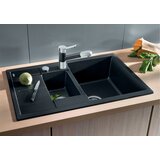 Blanco sudoper METRA 6 S Compact SILGRANIT CRNA, s dalj. upr. | shoptok.hr