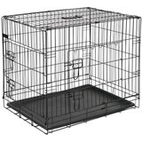  @Pet transporter za pse metalni 63 x 44 x 50,5 cm crni 15001 | shoptok.hr