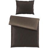 Dieter Knoll OBOJESTRANSKA POSTELJNINA STRIPES DK 140/200 cm saten rjava Cene